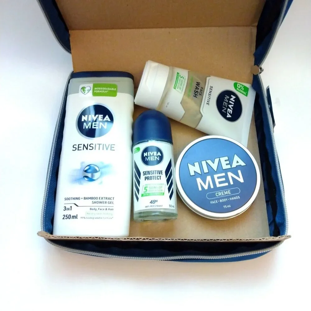4pc Nivea Men's Sensitive Skin Care Gift Set
